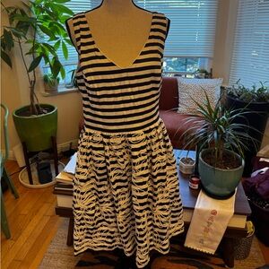Lilly Pulitzer Navy and White Striped Dress